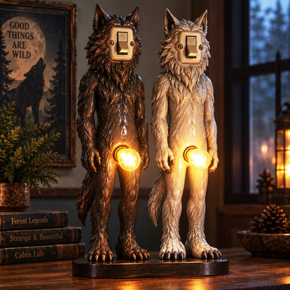 👀Retro Companions Oddity Lamp – Weirdly Charming Light💡