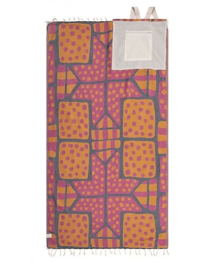 2-in-1 Sand-Free Towel Backpack | 100% Organic Cotton