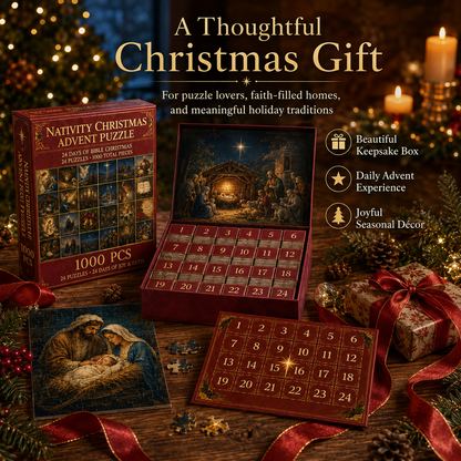 Nativity Christmas Advent Puzzle