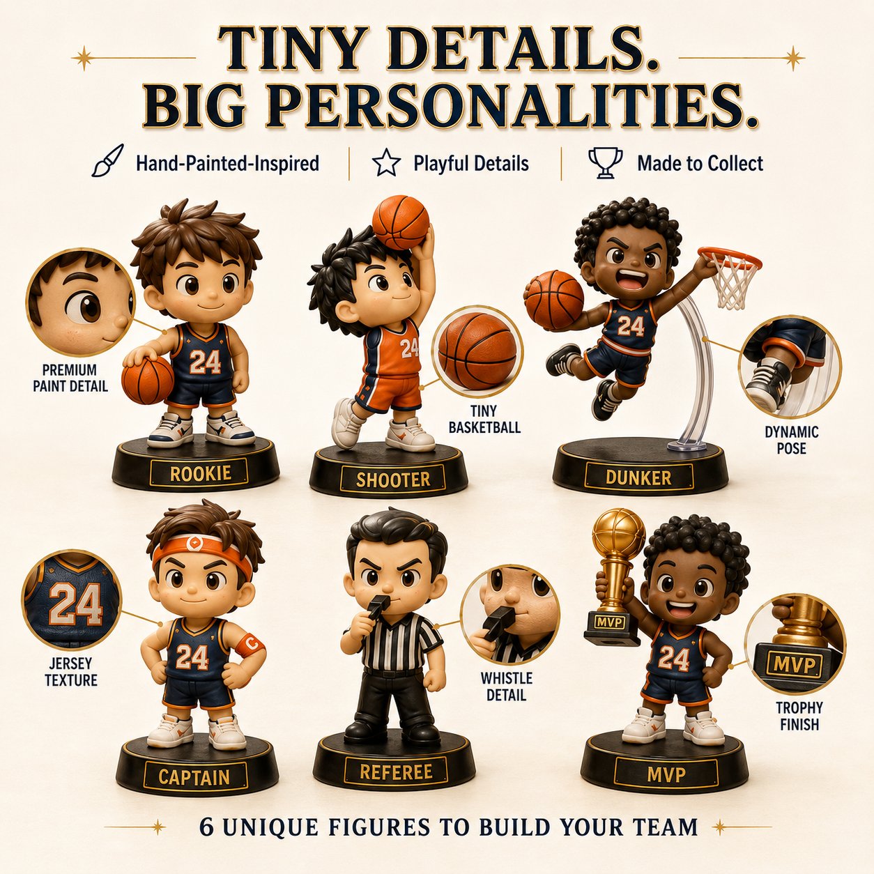 🏀24 Days of Basketball Magic Advent Calendar | 24 Collectible Basketball Figures 🎁