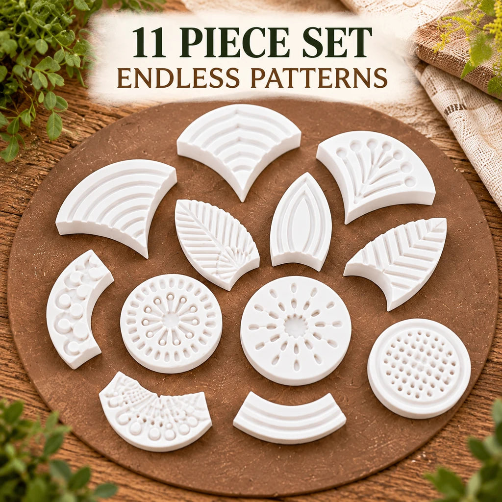 🌸🎨 Blooming Floral Mosaic Stamp Set – 11-Piece Creative DIY Craft Kit for Handmade Cards, Journals & Paper Art ✨