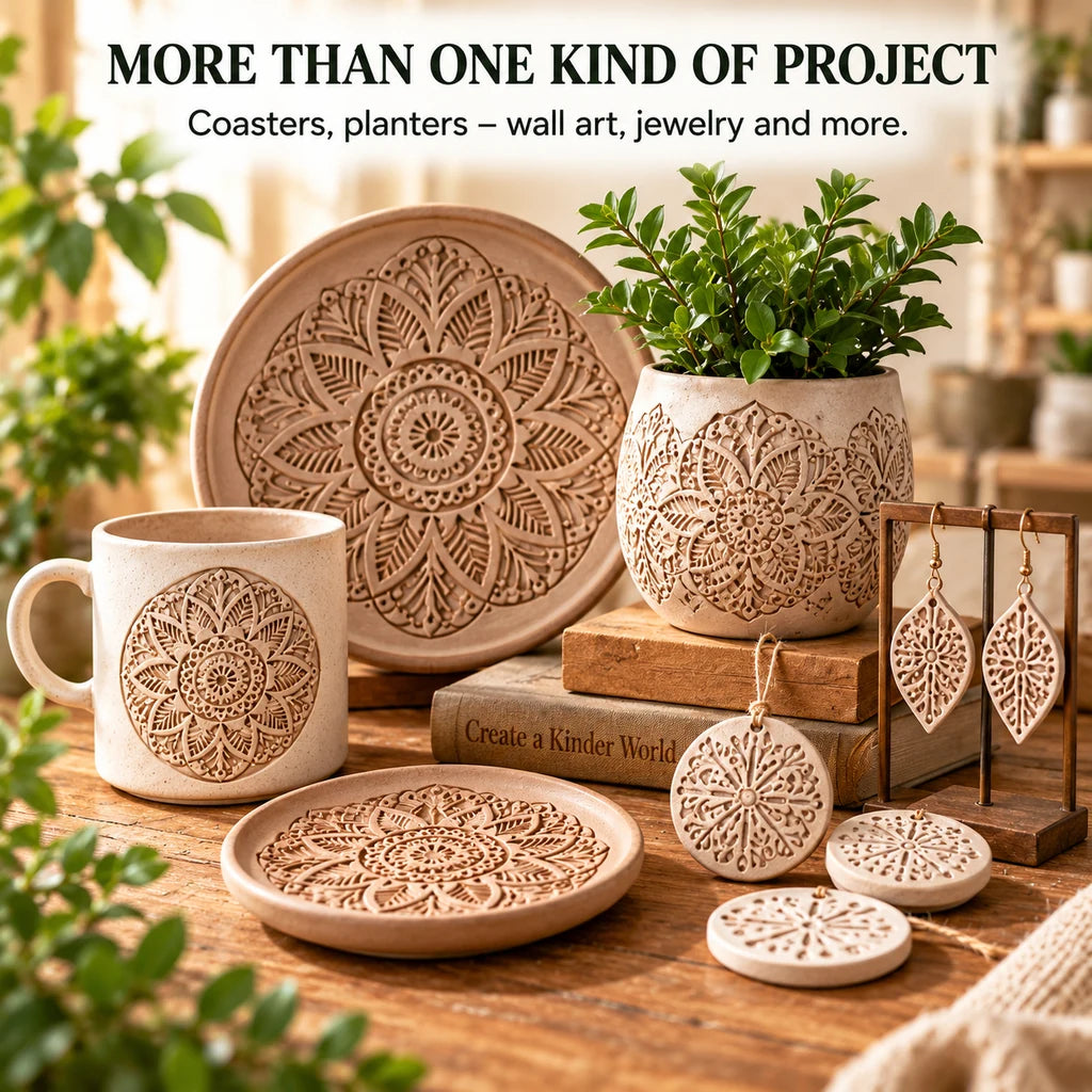 🌸🎨 Blooming Floral Mosaic Stamp Set – 11-Piece Creative DIY Craft Kit for Handmade Cards, Journals & Paper Art ✨