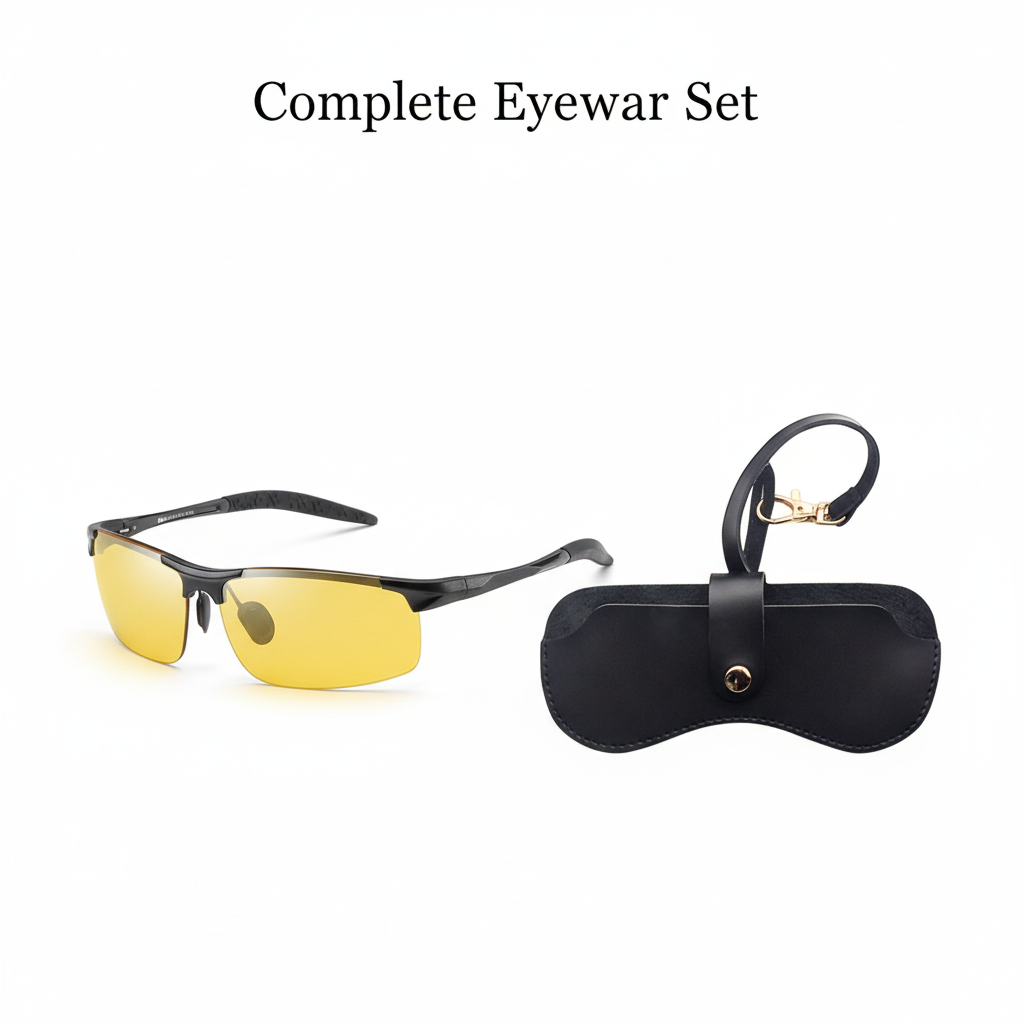 🕶️🚗 2026 Day & Night Photochromic Polarized Sunglasses with Anti-Glare Polarized Lenses