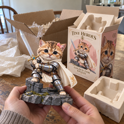⚔️ Brave Paws – Fantasy Animal Figurines