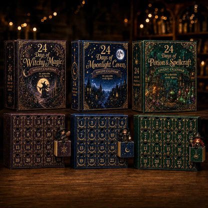 🧙‍♀️ LAST DAY 49% OFF – 24 Days Of Witchy Surprises Advent Calendar | 24 Unique Collectible Witches with Magical Themes, Mini Figures & Fantasy Display Collection ✨