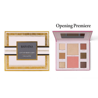 💄✨ 4-Palette Beauty Wardrobe – 32 Matte & Shimmer Shades for Everyday to Party Looks