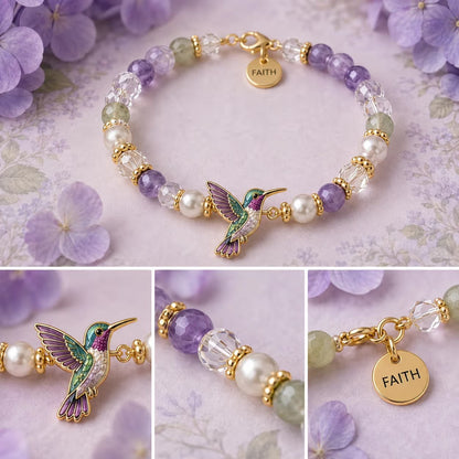 ✝️ Psalm 46:10 Faith Bracelet | Limited Edition 2026 Christian Jewelry with 7 Meaningful Nature Symbols, Gemstone-Style Beads & Scripture Gift Box