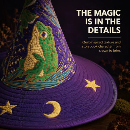 🔥Last Day 49% OFF - 🧙‍♀️ ✨ Quilted Patchwork Witch Hat – Choose Your Magical Pattern