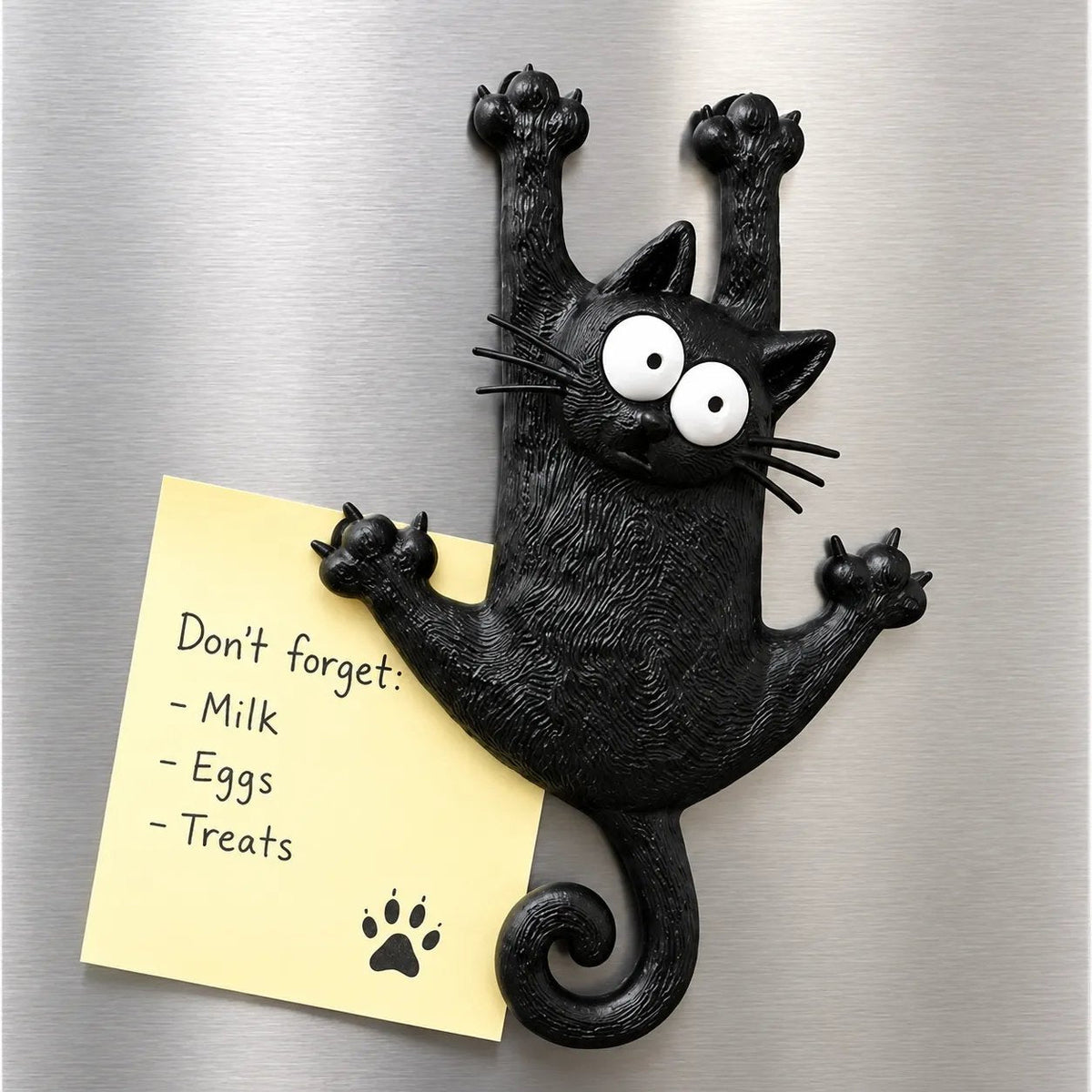 🐾 Hanging Black Cat Fridge Magnet