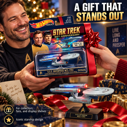 🖖 STAR TREK 60TH ANNIVERSARY U.S.S. ENTERPRISE NCC-1701 COLLECTIBLE