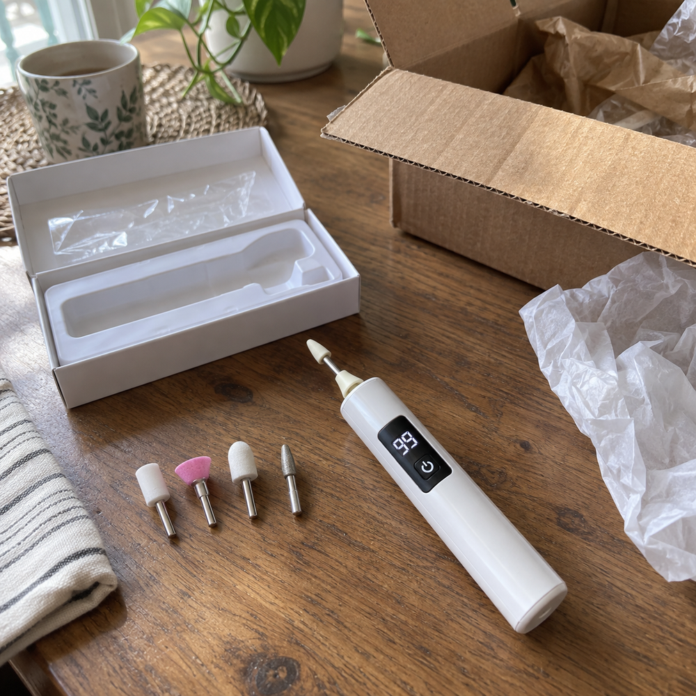 Electric nail drill storage