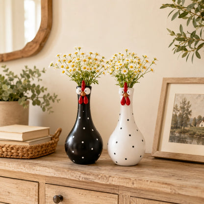 Cluck & Bloom™ Whimsical Chicken Flower Vase