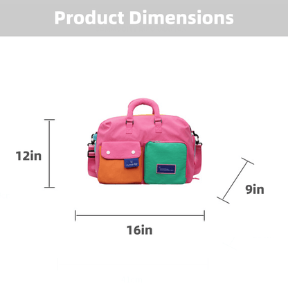 🌈 'Dopamine' Women's Portable Nylon Messenger Crossbody Bag