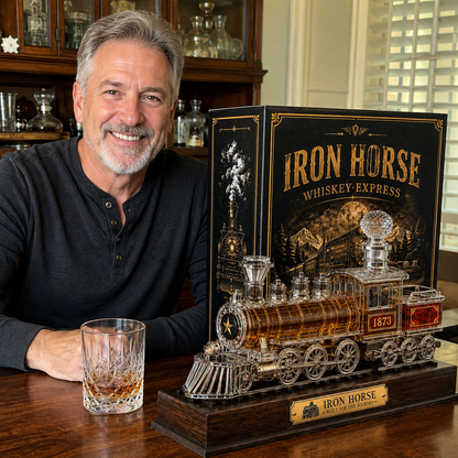 🚂 Iron Horse Whiskey Train Decanter