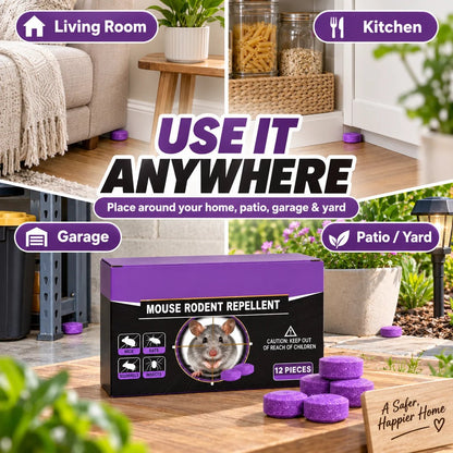 💊Natural Plant-Based Rodent Repellent Balls (12 Pack)