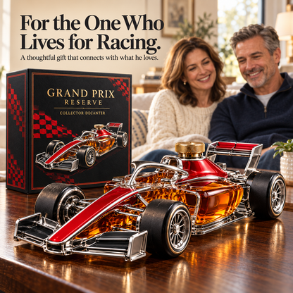 Open-Wheel Racing Car Whiskey Decanter – Collector Bottle & Gift for Motorsport Fans