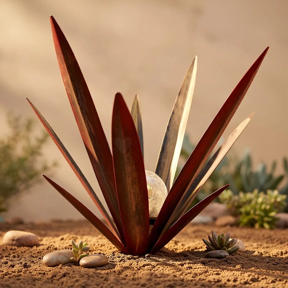 🔥LAST DAY 50% OFF✨Glowing Solar Agave Garden Light🌿