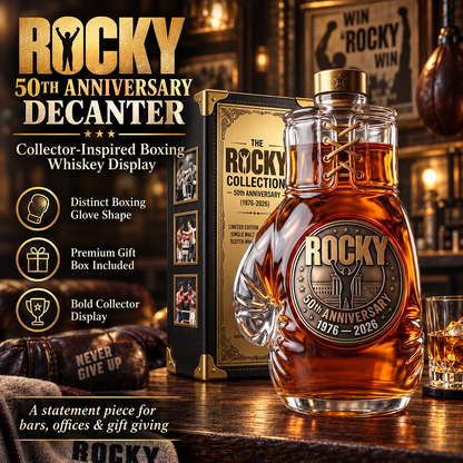 Rocky 50th Anniversary Boxing Glove Whiskey Decanter