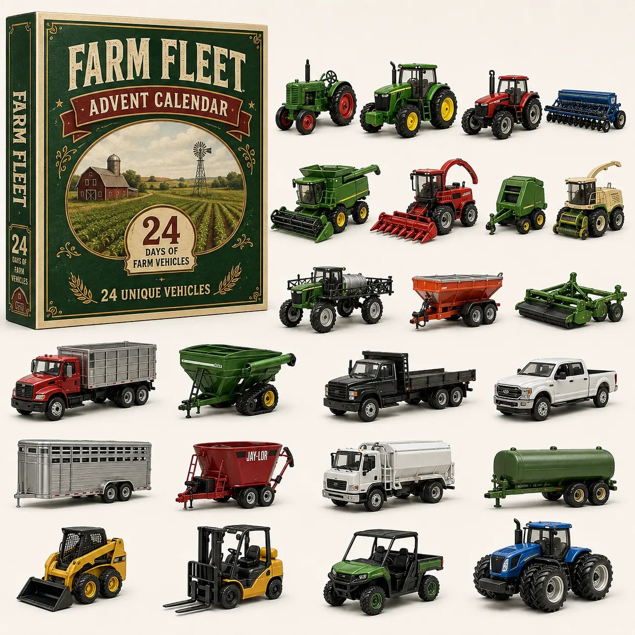 🚧Build the Fleet Collection 24-Day Vehicle Advent Calendar Series | ✨A New Adventure Every Morning