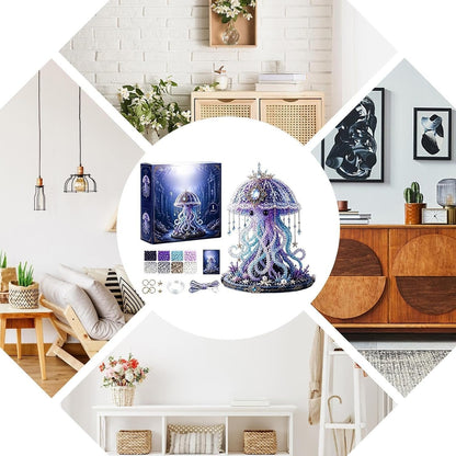 🪼✨ DIY Beaded Jellyfish Marine Life Kit – Create Your Own Ocean Masterpiece