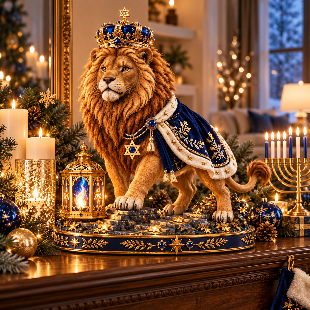 🕎 Guardian of Light Lion of Judah Figurine