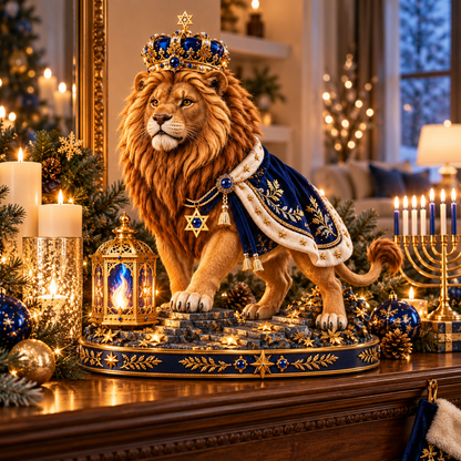 🕎 Guardian of Light Lion of Judah Figurine