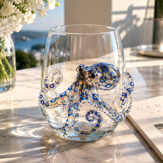 3D Ocean Animal Artisan Glassware Collection