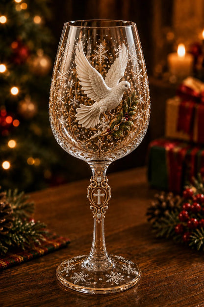🎁✝️Faith & Grace  Christian Wine Glass Set - The Perfect Gift for Someone Who Loves Jesus 🎁