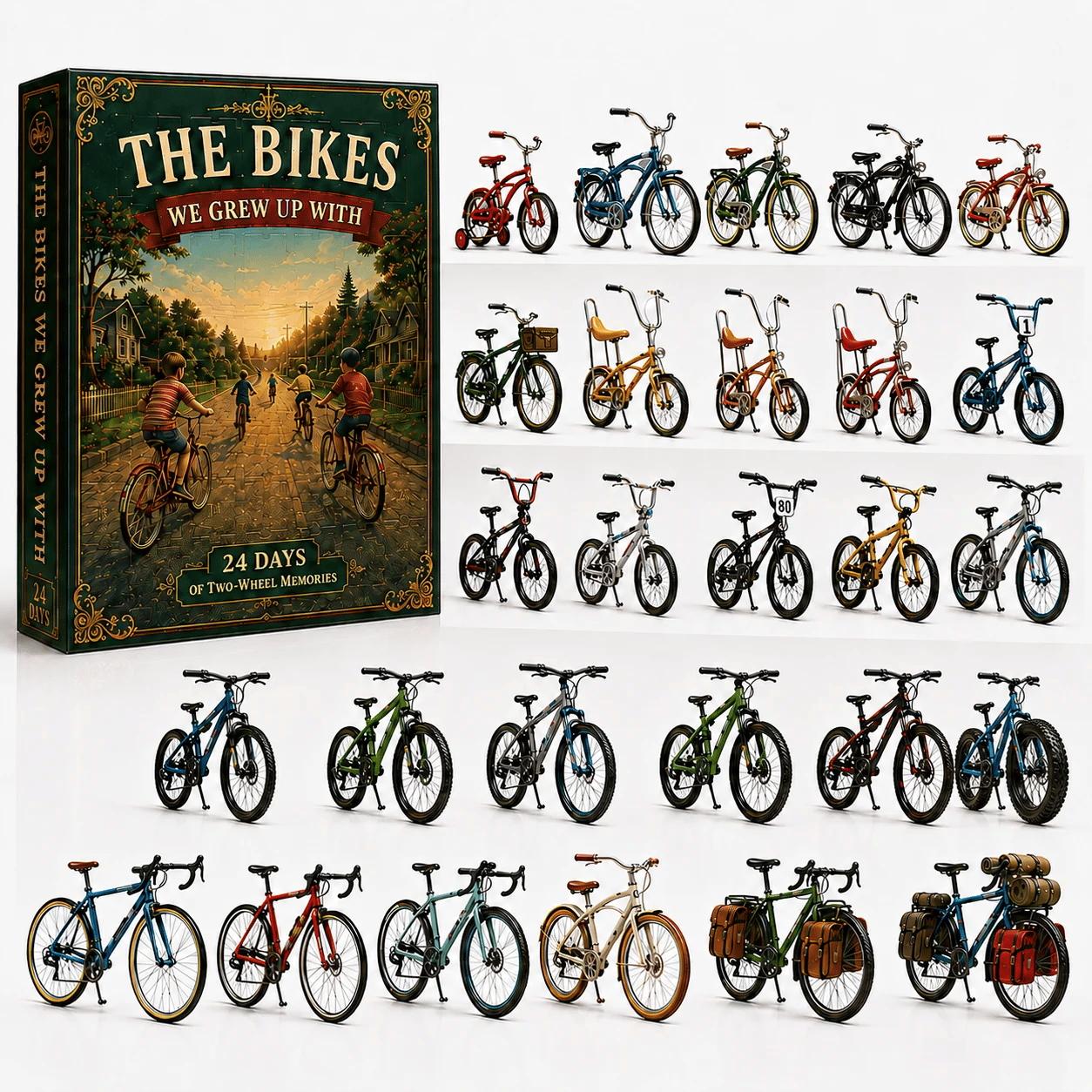 🚲🎄 24 Days of Vintage Rides – Retro Bicycle Christmas Collector Countdown