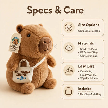 🦫Lazy Capybara Relax Summit Plush Toy