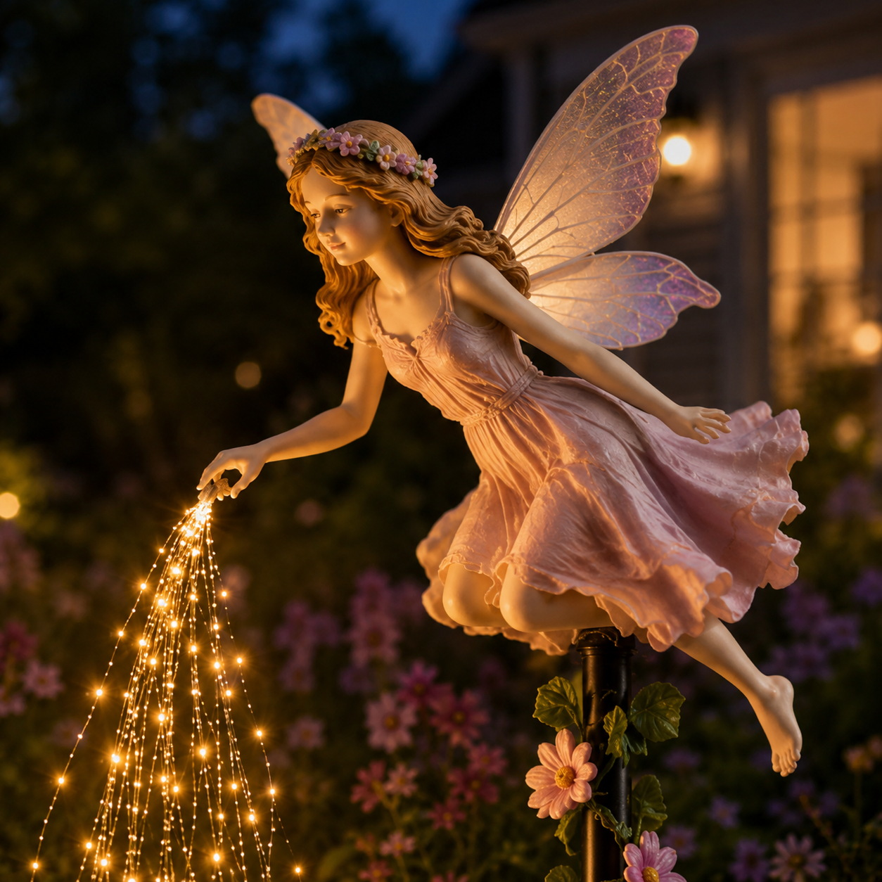 🌸🔥Today 49% OFF🧚‍♀️Fairy Sprinkling Magic Dust Garden Light
