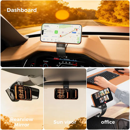 Strong Magnetic Car Phone Mount – 360° Adjustable Dashboard & Windshield Holder
