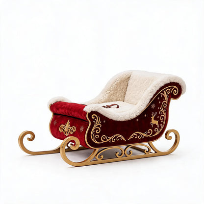 🎄 Santa Paws Christmas Dog Beds – Cozy Festive Sleigh & Holiday Pet Beds