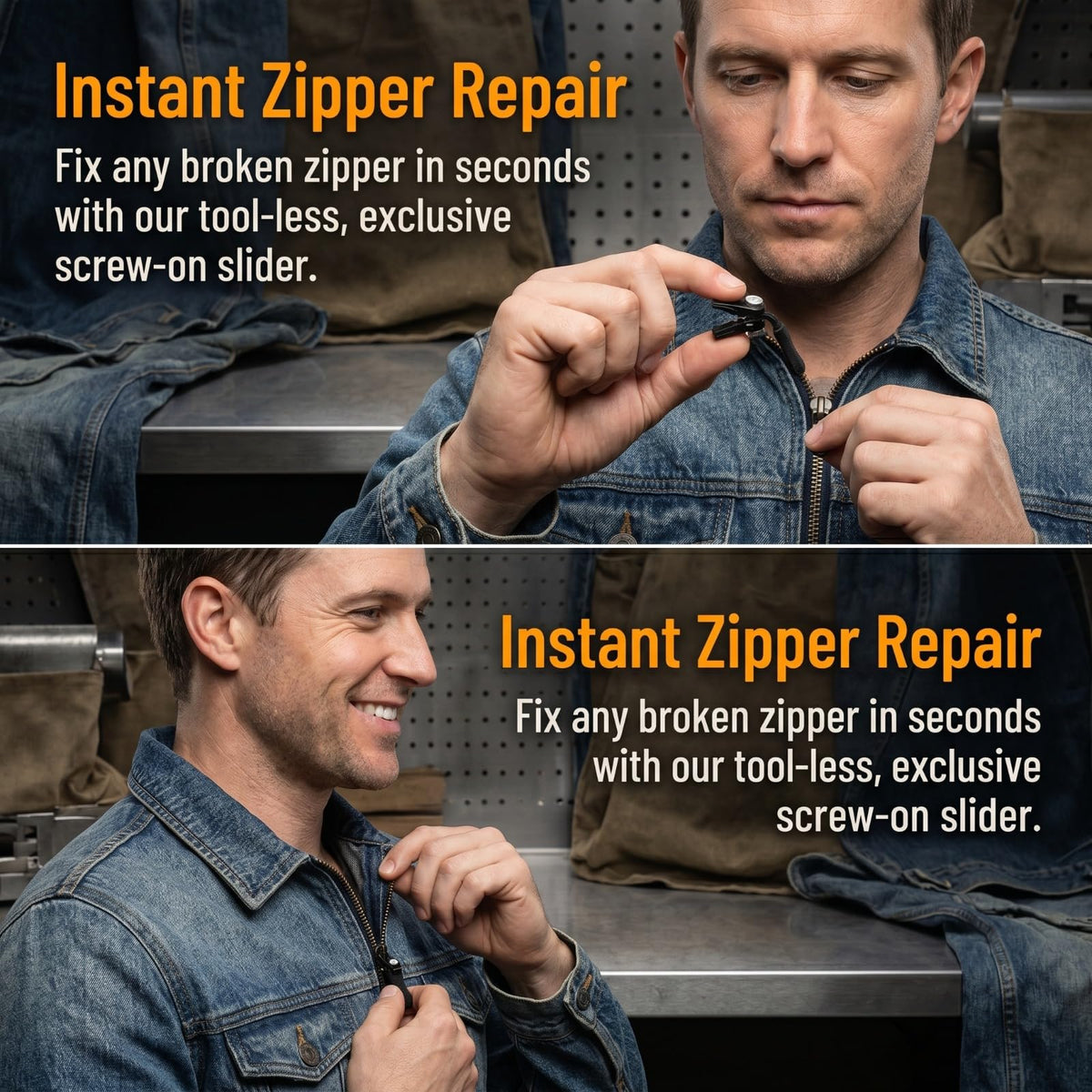 🔧🧳Easy Installation Zipper Repair Kit – Wide Compatibility for Clothing/Luggage!