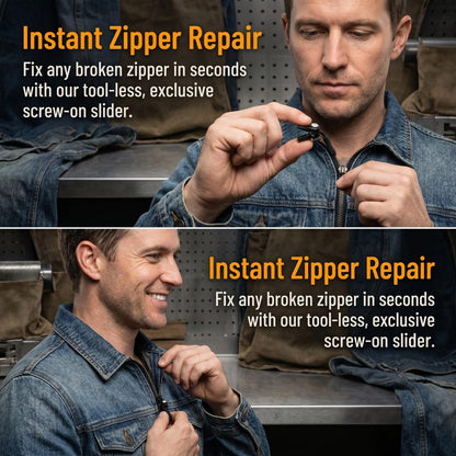🔧🧳Easy Installation Zipper Repair Kit – Wide Compatibility for Clothing/Luggage!