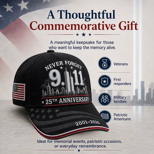 Thoughtful commemorative gift memorial cap