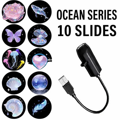 🔥Last Day 60% OFF 🐙 Plug-&-Play HD Christmas Projector – 6 or 10 Festive Scenes