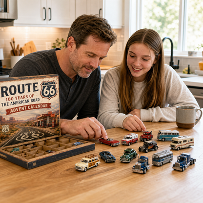 Route 66 Centennial Advent Calendar – 24 Days of American Road Legends | 1926–2026 Collector’s Edition