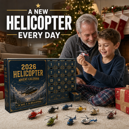 2026 Helicopter Legends Advent Calendar – 24 Days of Collectible Helicopter Surprises
