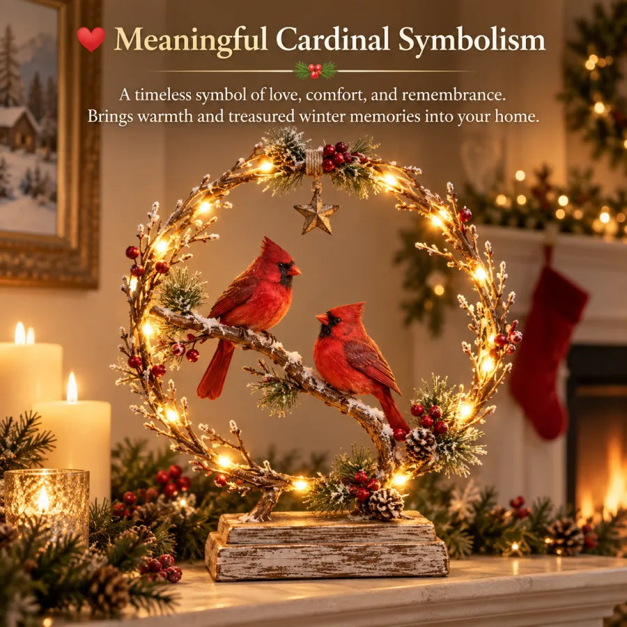 Lighted Cardinal Tabletop Decor hero image