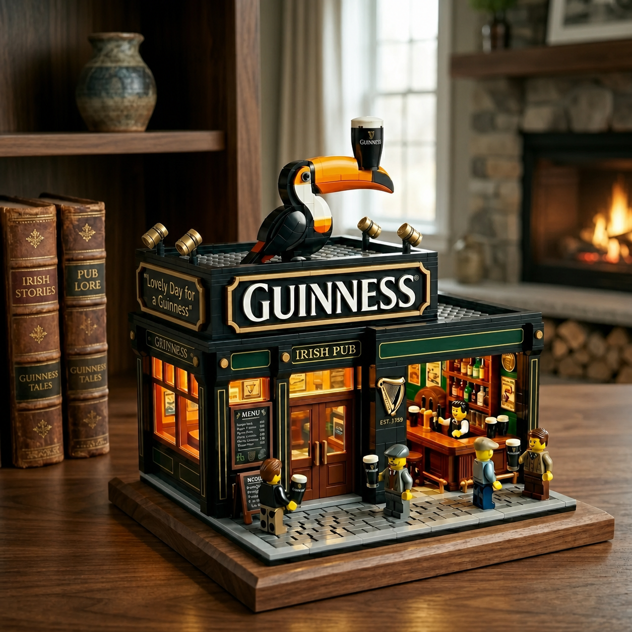 🍺Guinness Irish Pub Collector Edition Building Blocks Set