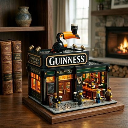 🍺Guinness Irish Pub Collector Edition Building Blocks Set