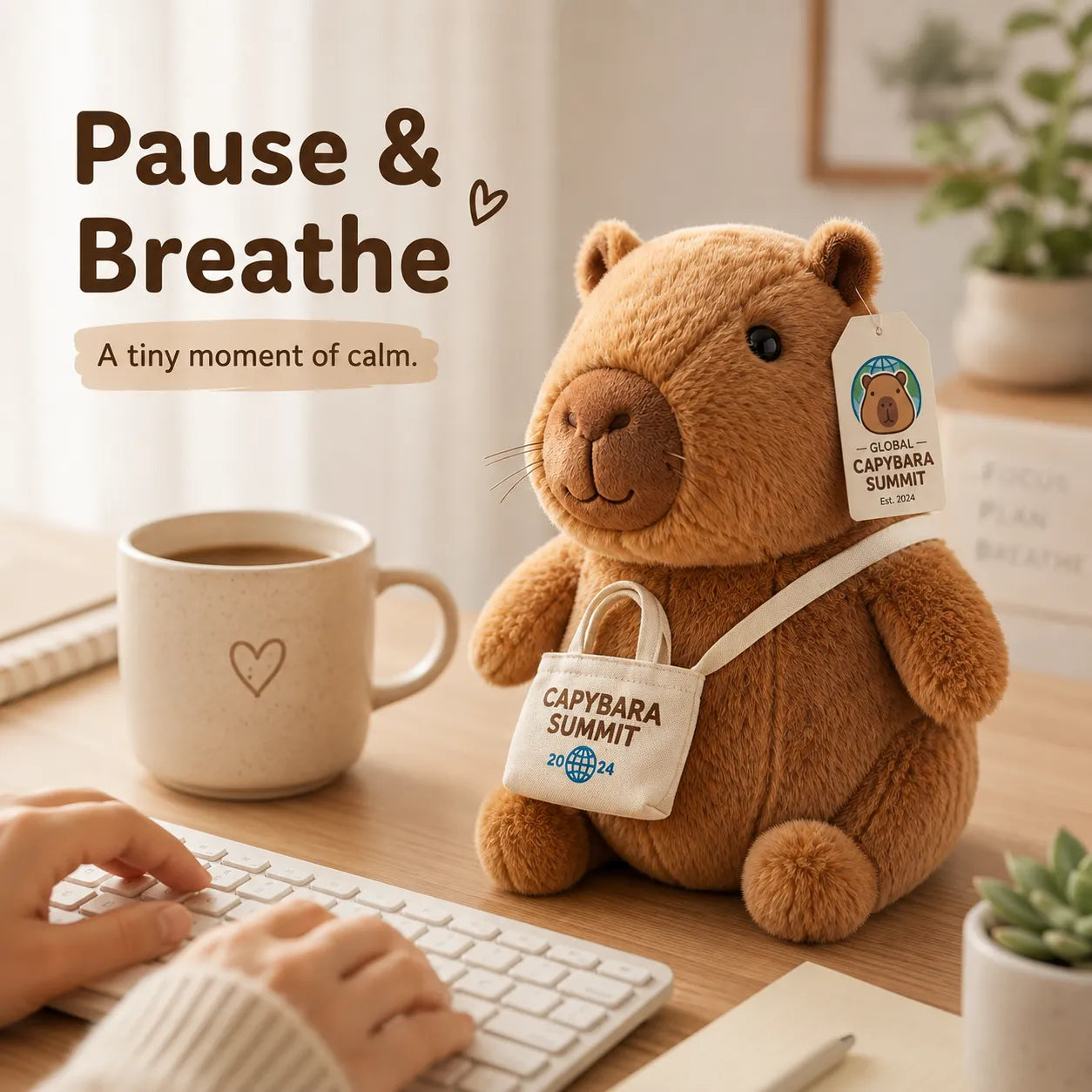 🦫Lazy Capybara Relax Summit Plush Toy