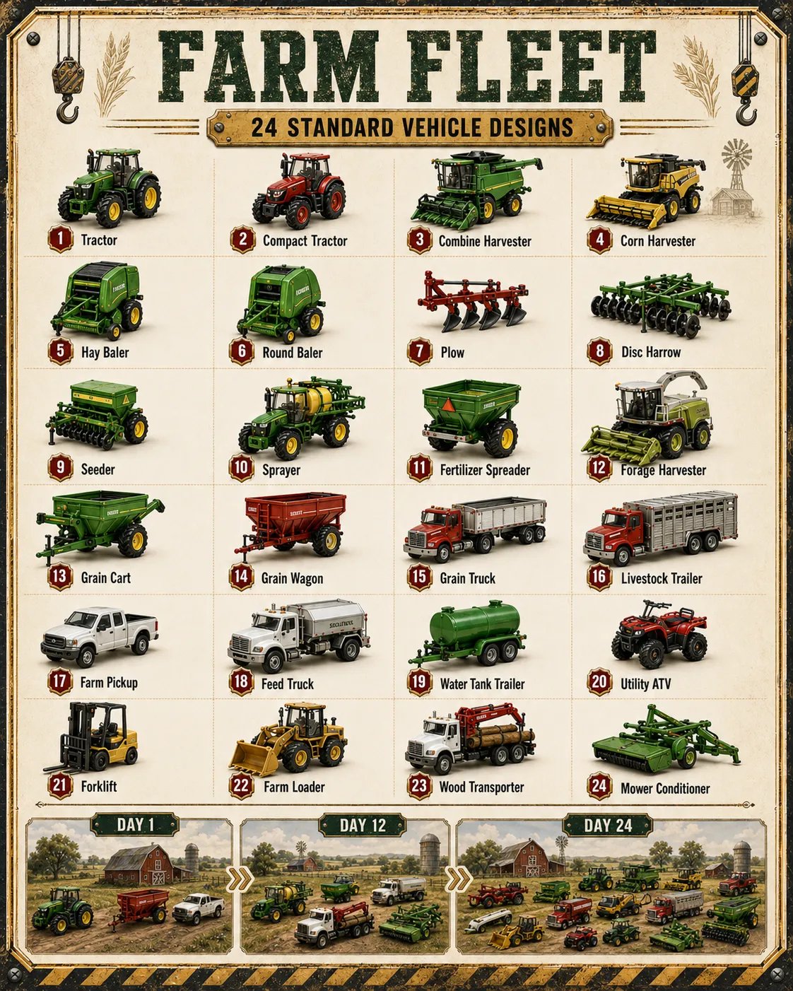 🚧Build the Fleet Collection 24-Day Vehicle Advent Calendar Series | ✨A New Adventure Every Morning
