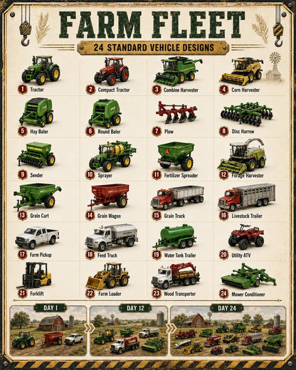 🚧Build the Fleet Collection 24-Day Vehicle Advent Calendar Series | ✨A New Adventure Every Morning