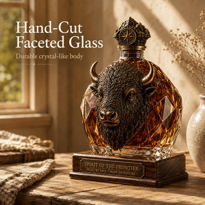 🥃 American Bison Frontier Legacy Whiskey Bottle