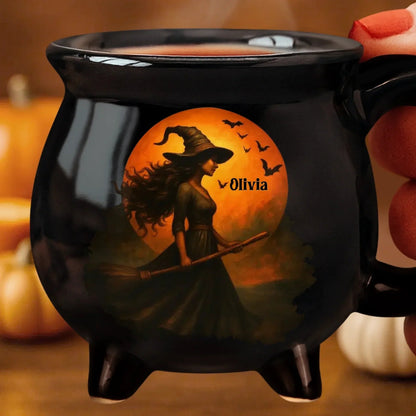 🔥Halloween Early Bird Sale🎃Custom  Witch Cauldron Mug — The Ultimate Halloween Brew! 🔮💀☕️