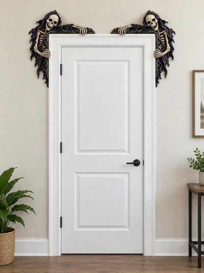 ⏰LAST DAY 50% OFF💀 Spooky Reaper Door Frame Corner Decor