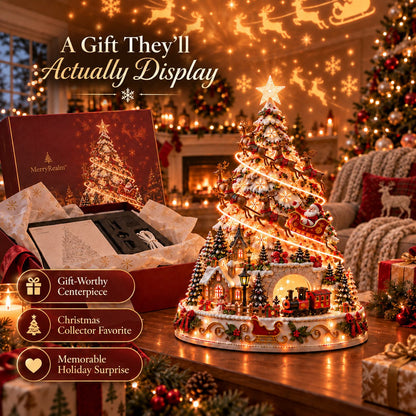 🏆 60,000+ Sold - 🎄MerryRealm™ Christmas Village Lightscape Tree