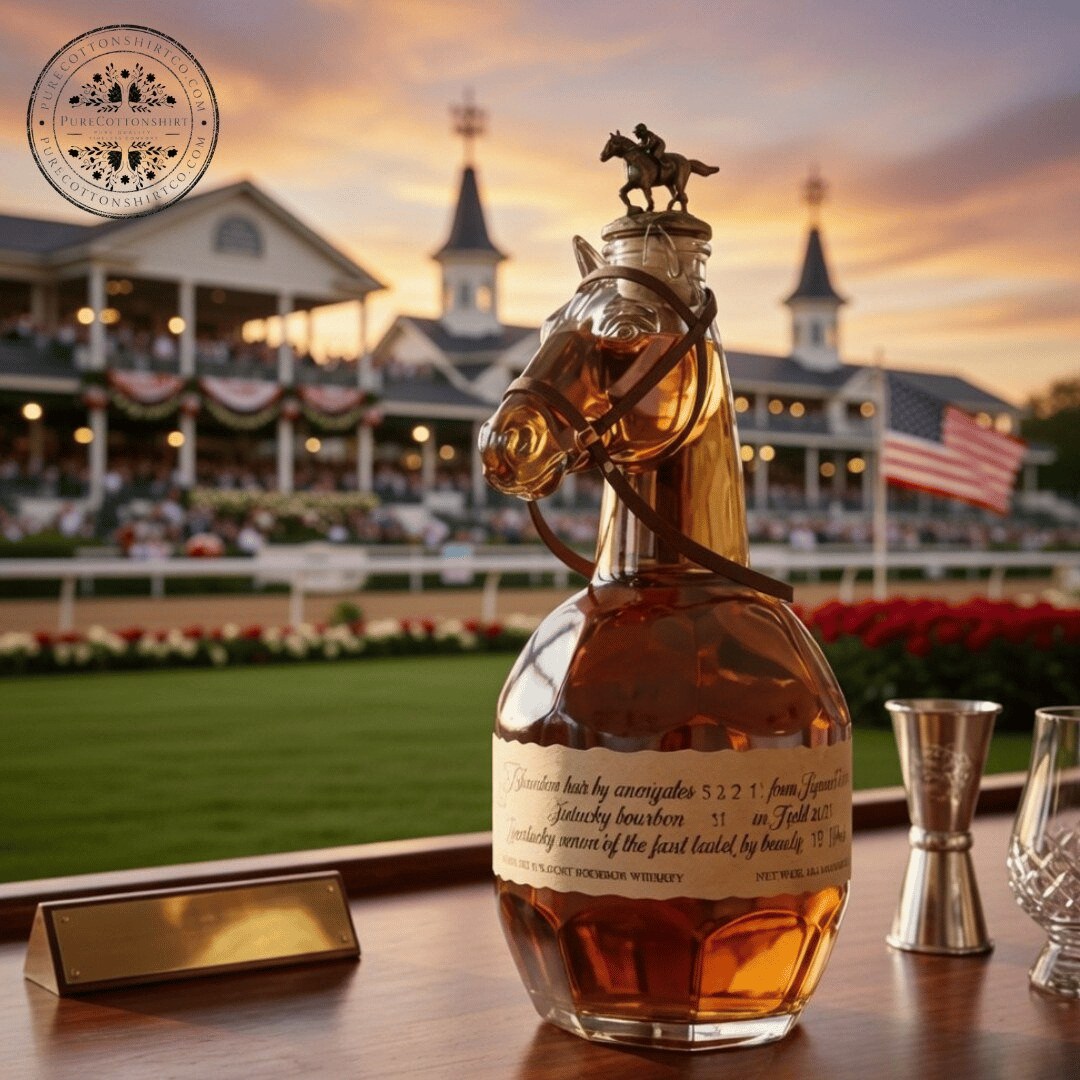 Kentucky Derby Horse Head Bourbon Decanter Bottle